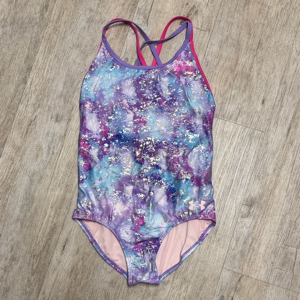 Under Armour Kids' Multicolor One Piece Swimsuit